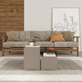Set 3 masute Kantar, Antracit-Maro, 65x30x39 cm, detaliu produs