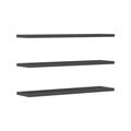 Set 3 rafturi de perete Divar Gri 60x14x1 cm