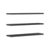 Set 3 rafturi de perete Divar Gri 60x14x1 cm