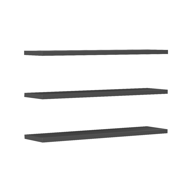 Set 3 rafturi de perete Divar, Alb, 60x14 cm - Gri