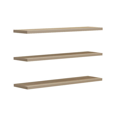 Set 3 rafturi de perete Divar, Sonoma, 60x14 cm