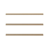 Set 3 rafturi de perete Divar, Alb, 60x14 cm - Stejar
