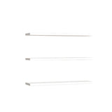 Set 3 rafturi de perete Edna, Melamina, 60x14 cm - Alb