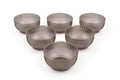 Set 6 boluri, Fumuriu, 250 cc