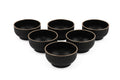 Set 6 boluri, Negru, 250 cc