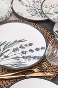 Set 6 Farfurii Cosanzeana, Ceramica, Alb, 25 cm
