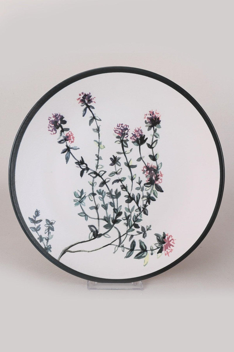 Set 6 Farfurii Cosanzeana, Ceramica, Alb, 25 cm