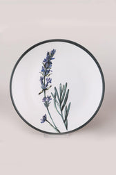 Set 6 Farfurii Cosanzeana, Ceramica, Alb, 25 cm