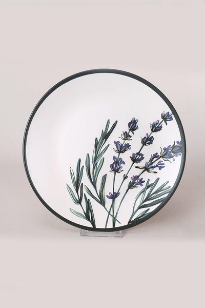Set 6 Farfurii Cosanzeana, Ceramica, Alb, 25 cm