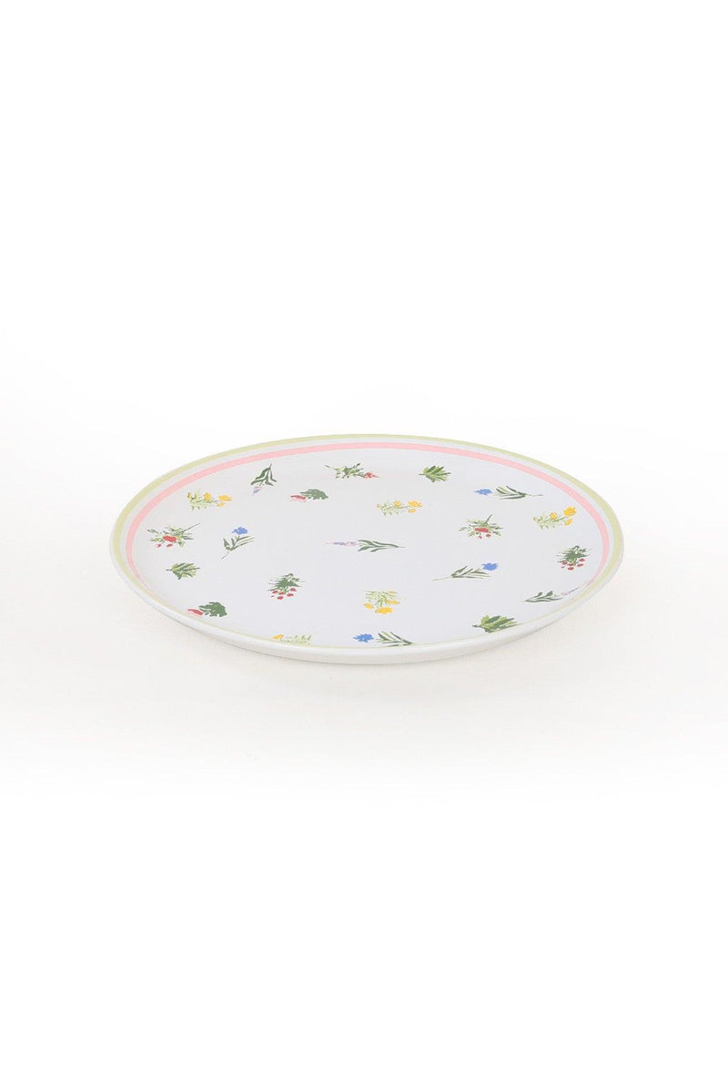Set 6 Farfurii Holiday Ceramica, Alb, 25 cm