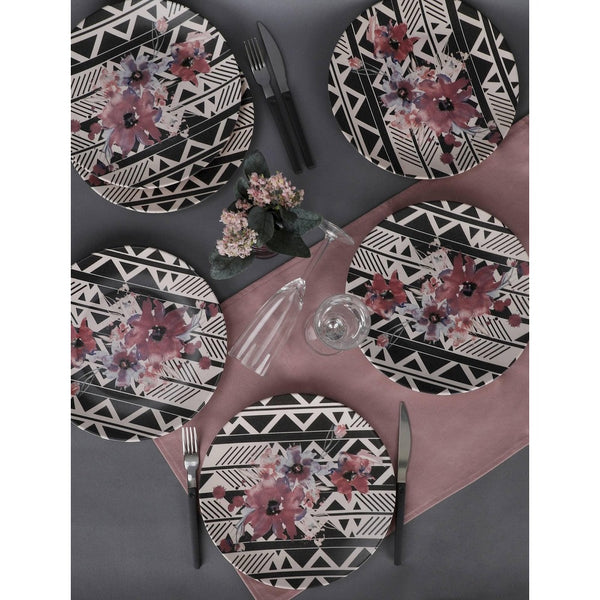 Set 6 Farfurii Maramu, Ceramica, 25 cm, 25x25 cm