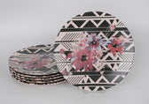 Set 6 Farfurii Maramu, Ceramica, 25 cm