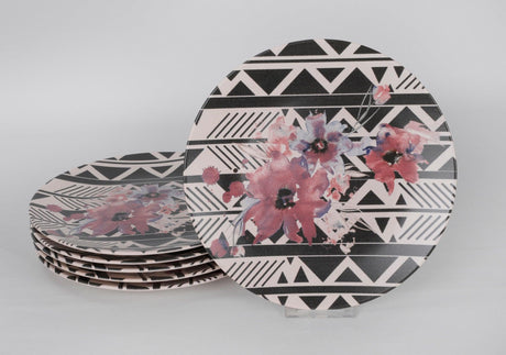 Set 6 Farfurii Maramu, Ceramica, 25 cm, 25x25 cm