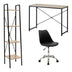 Set Birou pentru Studenti cu 3 Piese, Uni, Plastic, Standard