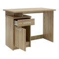 Set birou pentru studenti cu functie de organizare Study, metal și Lemn, 2 piese, 100x55x75 cm, foto produs 6