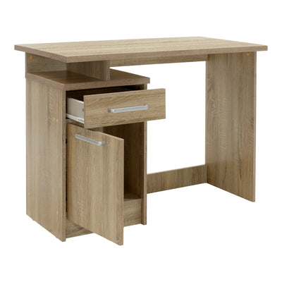 Set birou pentru studenti cu functie de organizare Study, metal și Lemn, 2 piese, 100x55x75 cm, foto produs 6