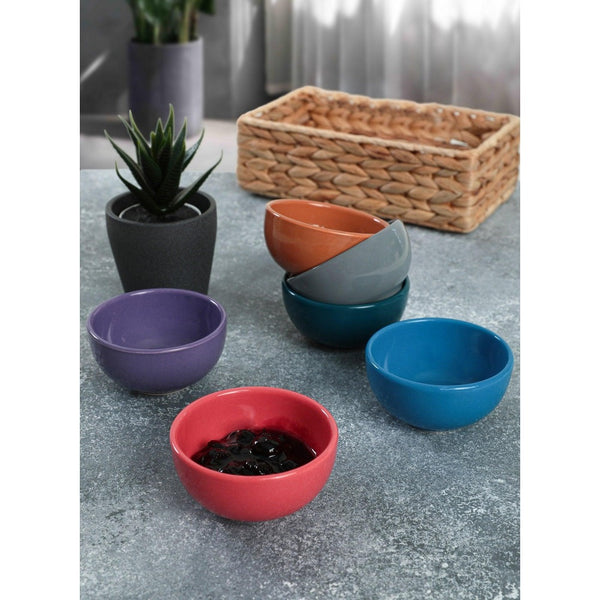 Set boluri ceramice, Multicolor, 8 cm
