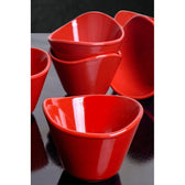 Set boluri ceramice Tigela, 6 Piese, Roșu, 11x7.1x7.1 cm