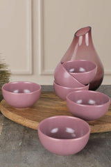 Set farfurii cu sos Sauce Plate Set Bulut Violet Snack / Sauce Bowl 8 Cm 6 Pieces, violet, 23x11x23 cm