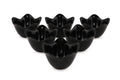 Set boluri pentru aperitive, Negru, 28x17x28 cm