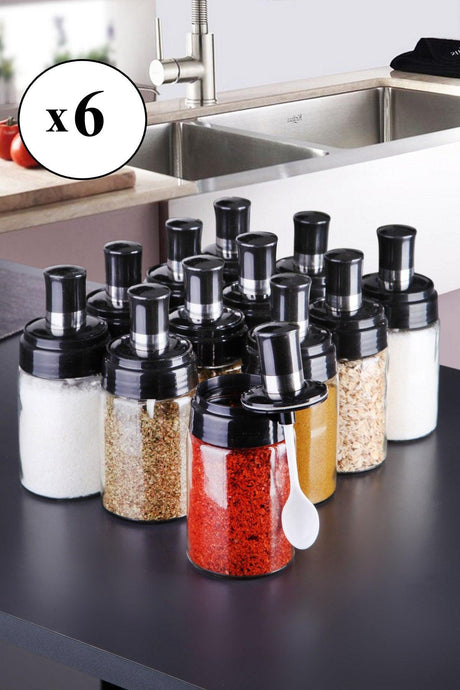 Set borcane de condimente, 8x17x8 cm