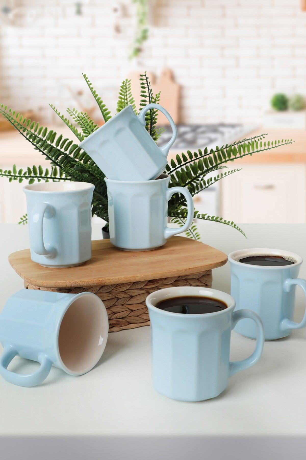 Set cani, Albastru, 9 cm