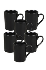 Set cani  Set   Black Zen  8 Cm 6 Pieces, Negru, 37x19x27 cm