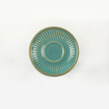 Set cești de cafea, Mare verde, 40x18x21 cm