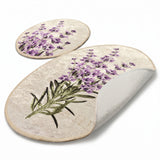Set Covor de baie 2 bucati Lavanda, Multicolor, 100x60 cm