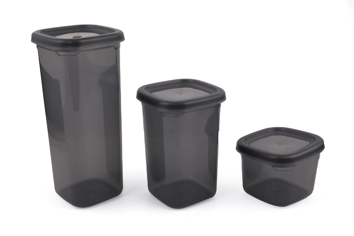 Set cutie de depozitare 18 buc, Gri, 34x42x26 cm