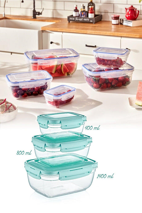 Set cutie de depozitare Storage Box Set   30147 - Mint, Verde, 20x12x20 cm