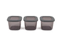 Set cutie de depozitare, Gri, 10x10x10 cm, detaliu produs