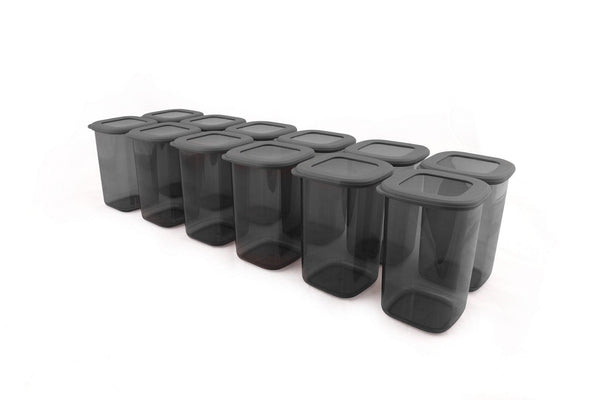 Set cutie de depozitare, Gri, 30x20x45 cm