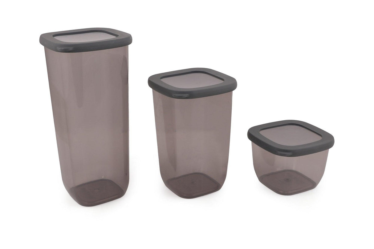 Set cutie de depozitare Storage Box Set   BNM 24, Gri, 25x31x27 cm