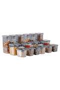 Set cutie de depozitare Storage Box Set   Bucatarie, Gri, 12 x 28 x 17 cm