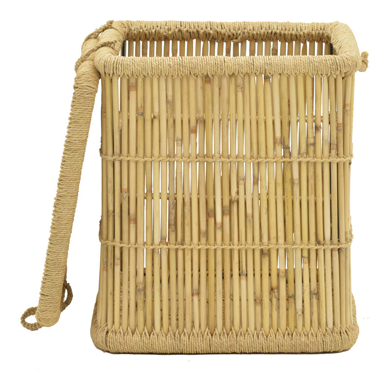 Set de 2 cosuri de rufe Dremia bambus, Natural, 46x46x55 cm