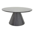 Set de 2 mese de cafea, Donda, Negru, compacte, 80x80x45 cm, imagine suplimentara
