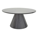 Set de 2 mese de cafea, Donda, compacte, Negru, 80x80x45 cm