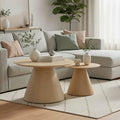 masuta de cafea Set de 2 Mese de Cafea, Donda, Stil Sonoma, versatile