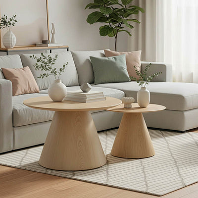 masuta de cafea Set de 2 Mese de Cafea, Donda, Stil Sonoma, versatile