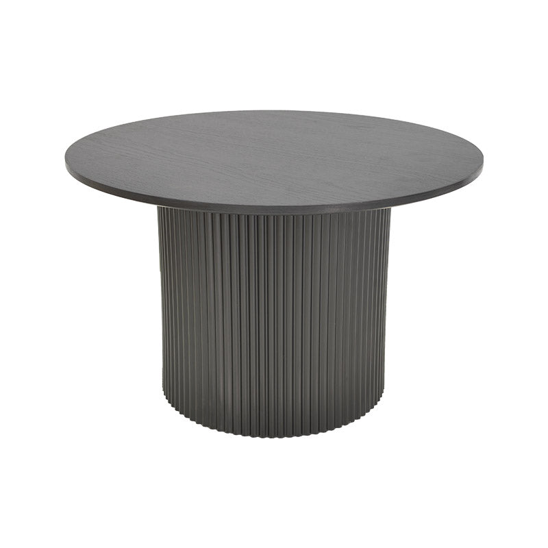 Set 2 mese de cafea Dovel, MDF si metal, 70x70x45 cm - Negru