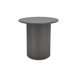 Set 2 mese de cafea Dovel, MDF si metal, 70x70x45 cm - Negru