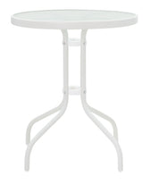 Set de 3 buc masa si scaune de gradina Valor-Confidence B metal, alb, 60x60x70 cm, detaliu produs