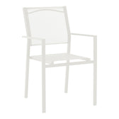 Set de 3 buc masa si scaune de gradina Valor-Confidence B metal, alb, 60x60x70 cm, foto produs