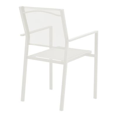 Set de 3 buc masa si scaune de gradina Valor-Confidence B metal, alb, 60x60x70 cm, foto produs 6
