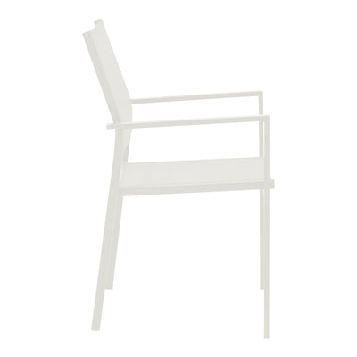 Set de 3 buc masa si scaune de gradina Valor-Confidence B metal, alb, 60x60x70 cm, foto produs 7