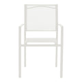 Set de 3 buc masa si scaune de gradina Valor-Confidence B metal, alb, 60x60x70 cm, foto produs 8
