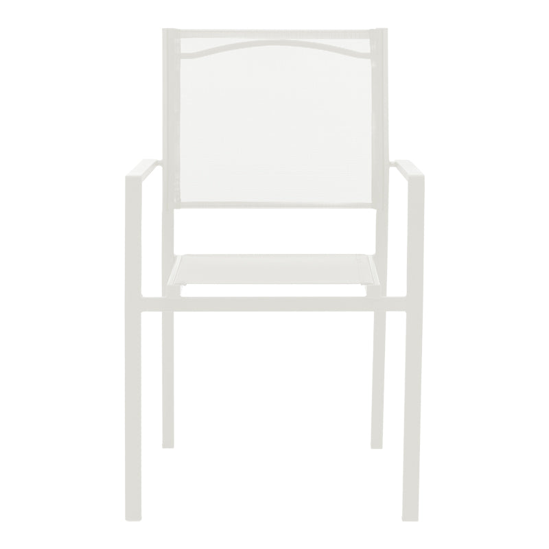Set de 3 buc masa si scaune de gradina Valor-Confidence B metal, alb, 60x60x70 cm, foto produs 8