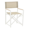 Set de 5 buc masa si scaune de gradina Kliton-Mabu aluminiu, alb, 80x80x74 cm, imagine suplimentara
