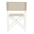 Set de 5 buc masa si scaune de gradina Kliton-Mabu aluminiu, alb, 80x80x74 cm, foto produs 6